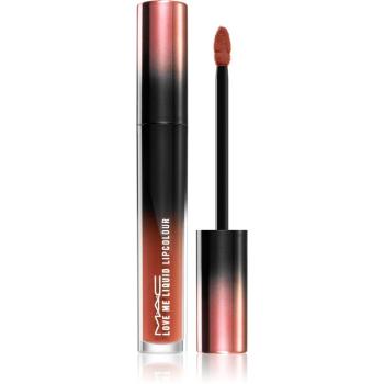 MAC Cosmetics Love Me Liquid Lipcolour kremowa szminka o satynowym wykończeniu odcień Coffee & Cigs 3,1 ml