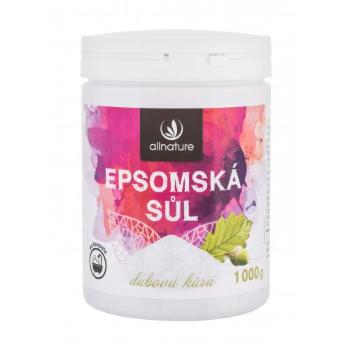 Allnature Epsom Salt Oak Bark 1000 g sól do kąpieli unisex
