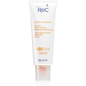 RoC Soleil Protect Anti Brown Spots Unifying Fluid lekki fluid ochronny przeciw przebarwieniom SPF 50 50 ml