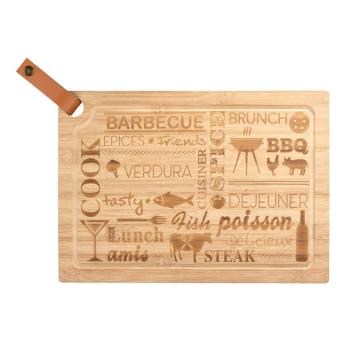 Deska do krojenia z drewna bambusowego Wenko Steak Board, 39,5x28 cm