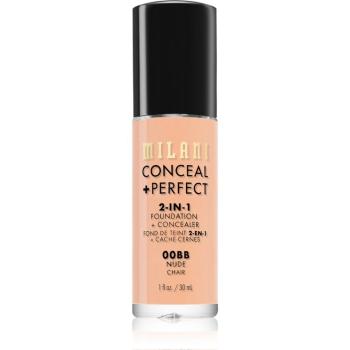 Milani Conceal + Perfect 2-in-1 Foundation And Concealer make up 00BB Nude 30 ml