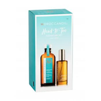 Moroccanoil Treatment Light zestaw Olejek do włosów 100 ml + Suchy olejek Dry Body Oil 50 ml dla kobiet Uszkodzone pudełko