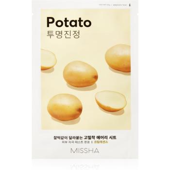 Missha Airy Fit Potato wygładzająca płócienna maseczka z efektem rozjaśniającym 19 g