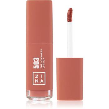3INA The Longwear Lipstick długotrwała szminka w płynie odcień 503 - Nude 6 ml
