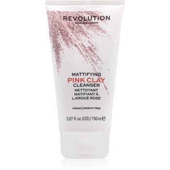 Revolution Skincare Pink Clay matująca pianka do mycia twarzy 150 ml
