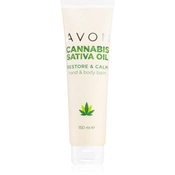 Avon Cannabis Sativa Oil Restore & Calm krem do rąk i ciała z olejkiem konopnym 150 ml