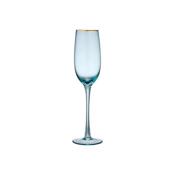Niebieski kieliszek do szampana Ladelle Chloe, 250 ml