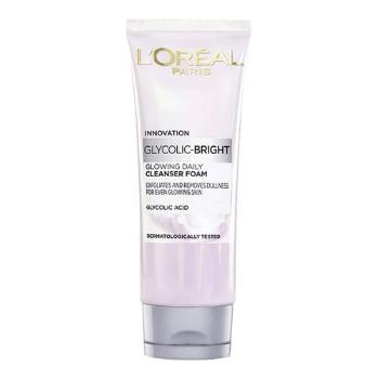 L'Oréal Paris Glycolic-Bright Glowing Daily Cleanser Foam 100 ml pianka oczyszczająca dla kobiet