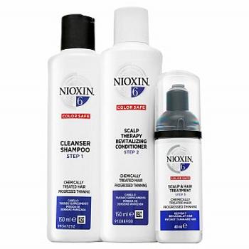 Nioxin System 6 Trial Kit zestaw do włosów przerzedzających się 150 ml + 150 ml + 40 ml