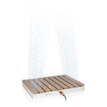 Blumfeldt Sumatra Breeze SQ, prysznic ogrodowy, WPC, aluminium 70x55cm, kwadratowy