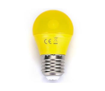 LED Żarówka G45 E27/4W/230V żółta -
