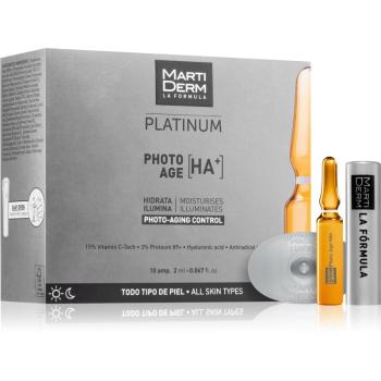 Martiderm Platinum Photo Age HA+ serum przeciw starzeniu się skóry w ampułkach z witaminą C 10x2 ml