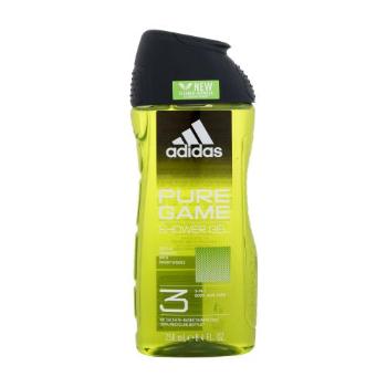 Adidas Pure Game Shower Gel 3-In-1 New Cleaner Formula 250 ml żel pod prysznic dla mężczyzn