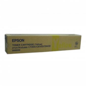 Epson originální toner C13S050039, yellow, 6000str., Epson AcuLaser C8500, 8500PS, 8600, 8600PS, O