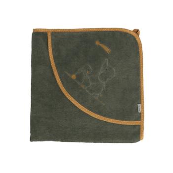 Sterntaler Ręcznik kąpielowy 100 x 100 cm Eddy ciemna zieleń