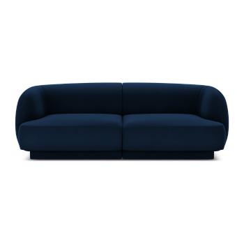 Niebieska aksamitna sofa 184 cm Miley − Micadoni Home