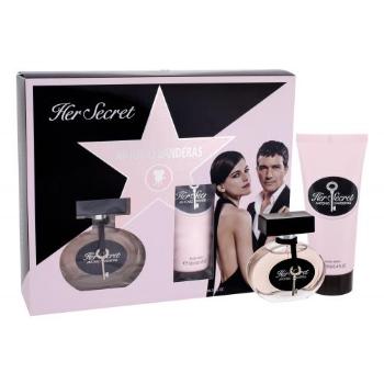 Antonio Banderas Her Secret zestaw Edt 50 ml + Mleczko do ciała 100 ml dla kobiet