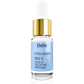 Delia Cosmetics Professional Face Care Collagen intensywne serum przeciwzmarszczkowe i nawilżające do twarzy, szyi i dekoltu 10 ml