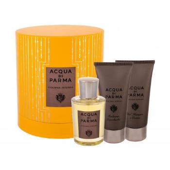 Acqua di Parma Colonia Intensa zestaw Edc 100ml + 75ml Żel pod prysznic + 75ml Balsam po goleniu dla mężczyzn