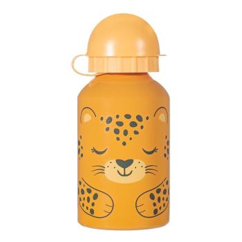 Pomarańczowa butelka dziecięca Sass & Belle Leopard, 250 ml