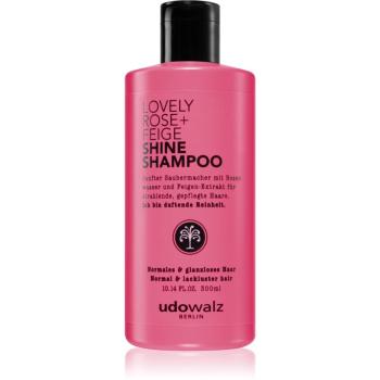 Udo Walz Shine Rose + Feige szampon oczyszczający do włosów delikatnych 300 ml