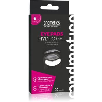 andmetics Professional Hydro Gel Eye Pads nawilżające nakładki żelowe do okolic oczu do okolic oczu 20 szt.