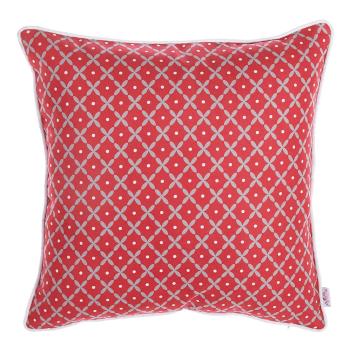 Czerwona poszewka na poduszkę Mike & Co. NEW YORK Rustic Pattern, 43x43 cm