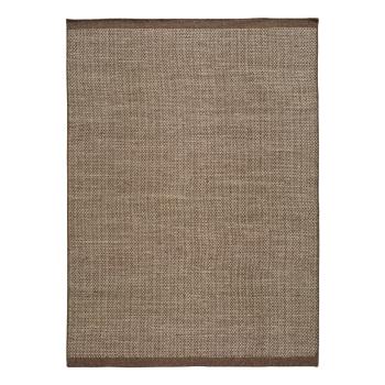 Brązowy wełniany dywan Universal Kiran Liso, 140x200 cm
