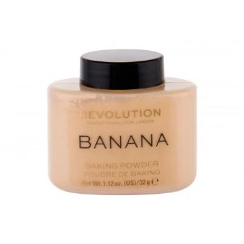 Makeup Revolution London Baking Powder 32 g puder dla kobiet Banana