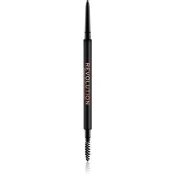 Makeup Revolution Precise Brow Pencil precyzyjny ołówek do brwi ze szczotką odcień Medium Brown 0.05 g