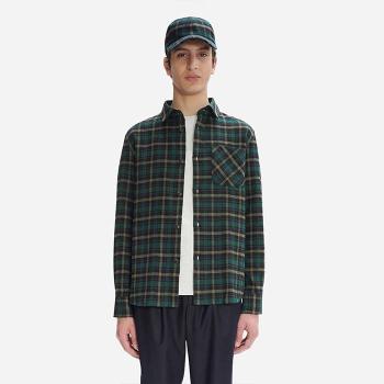 Koszula męska A.P.C. Surchemise Trek COEZX-H02396 GREEN