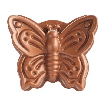 Forma na babkę w kształcie motyla w kolorze miedzi Nordic Ware Butterfly, 2,1 l