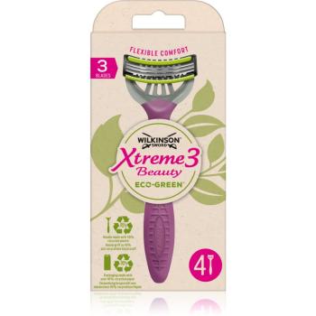 Wilkinson Sword Xtreme 3 Beauty Eco Green jednorazowa maszynka do golenia 4 szt. 4 szt.