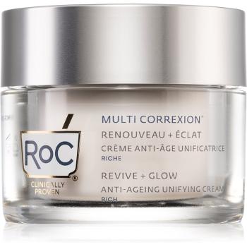RoC Multi Correxion Revive + Glow przeciwzmarszczkowy krem rozświetlający z witaminą C 50 ml