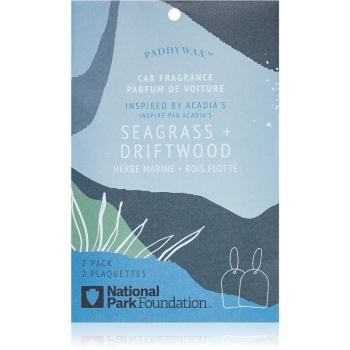 Paddywax Parks Seagrass + Driftwood odświeżacz do samochodu 2 szt.