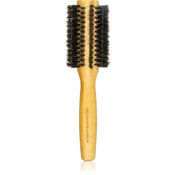 Olivia Garden Bamboo Touch okrągła szczotka do włosów z włosiem dzika średnia 30 mm