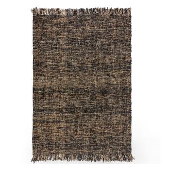Czarny dywan z juty Flair Rugs Idris, 120x170 cm