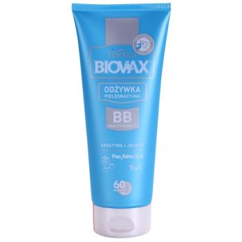 L’biotica Biovax Keratin & Silk odżywka z keratyną dla łatwego rozczesywania włosów 200 ml
