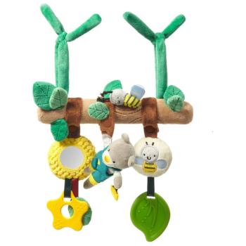 BabyOno Have Fun Educational Toy wisząca zabawka kontrastowa Gardener Teddy 1 szt.