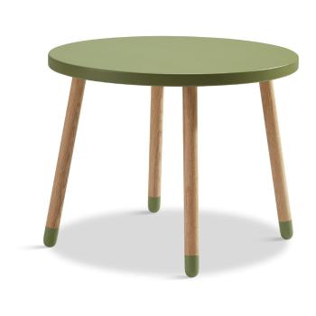 Zielony stolik Flexa Dots, ø 60 cm