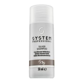 System Professional Silver Shampoo szampon do włosów siwych i platynowego blondu 50 ml