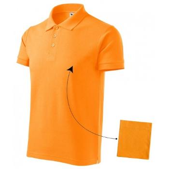 Elegancka męska koszulka polo, mandarynka, XL