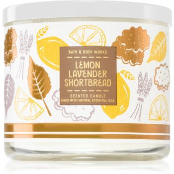 Bath & Body Works Lemon Lavender Shortbread świeczka zapachowa 411 g