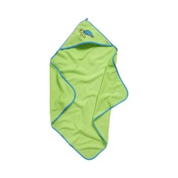 Playshoes Ręcznik frotte z kapturem S child ropucha zielona
