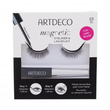 Artdeco Magnetic Eyeliner & Lashes Kit zestaw Magnetyczne szczuczne rzęsy 1 para + Eyeliner 5 ml dla kobiet 23 Posh Dress