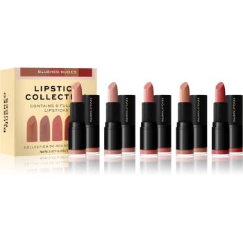 Revolution PRO Lipstick Collection aksamitna szminka zestaw upominkowy odcień Blushed Nudes 5x3,2 g