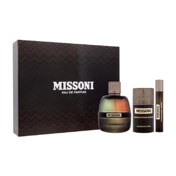 Missoni Parfum Pour Homme zestaw EDP 100 ml + EDP 10 ml + deostick 75 ml dla mężczyzn Uszkodzone pudełko