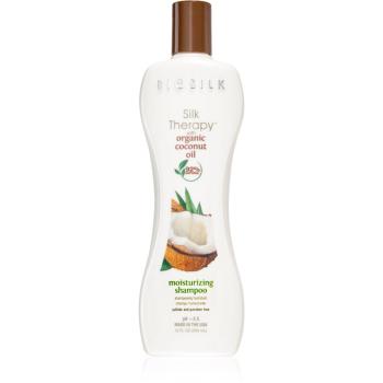 Biosilk Silk Therapy Natural Coconut Oil szampon nawilżający Z olejkiem kokosowym. 355 ml