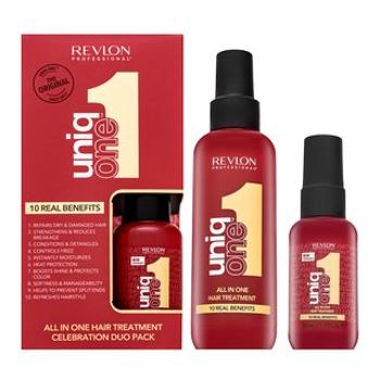 Revlon Professional Uniq One All In One Treatment Duo pielęgnacja bez spłukiwania do wszystkich rodzajów włosów 150 ml + 50 ml