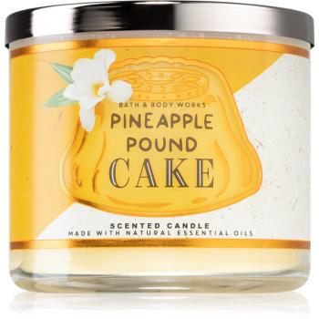 Bath & Body Works Pineapple Pound Cake świeczka zapachowa 411 g